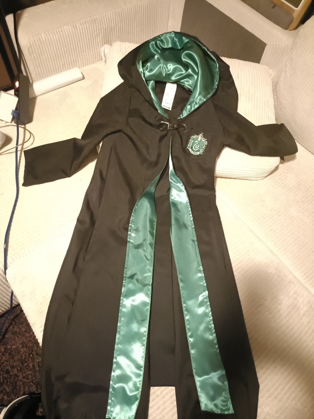 Harry Potter Slytherin gewaad - Kinderen, Ophalen of Verzenden, Jongen of Meisje