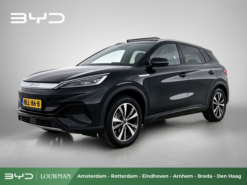 BYD ATTO 3 Design 60 kWh | Facelift | Zwart-Leder | 2025 mod, Auto's, BYD, Bedrijf, Te koop, ATTO 3, 360° camera, ABS, Adaptive Cruise Control