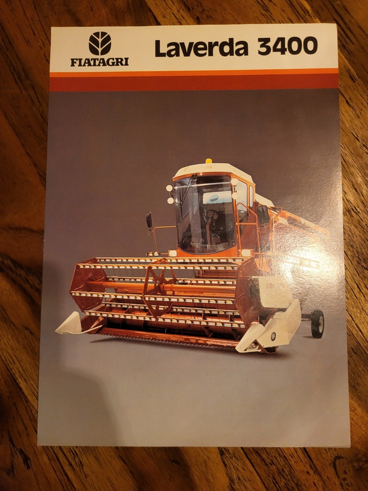 tractor folder Fiatagri Laverda 3400, Ophalen of Verzenden, Zo goed als nieuw