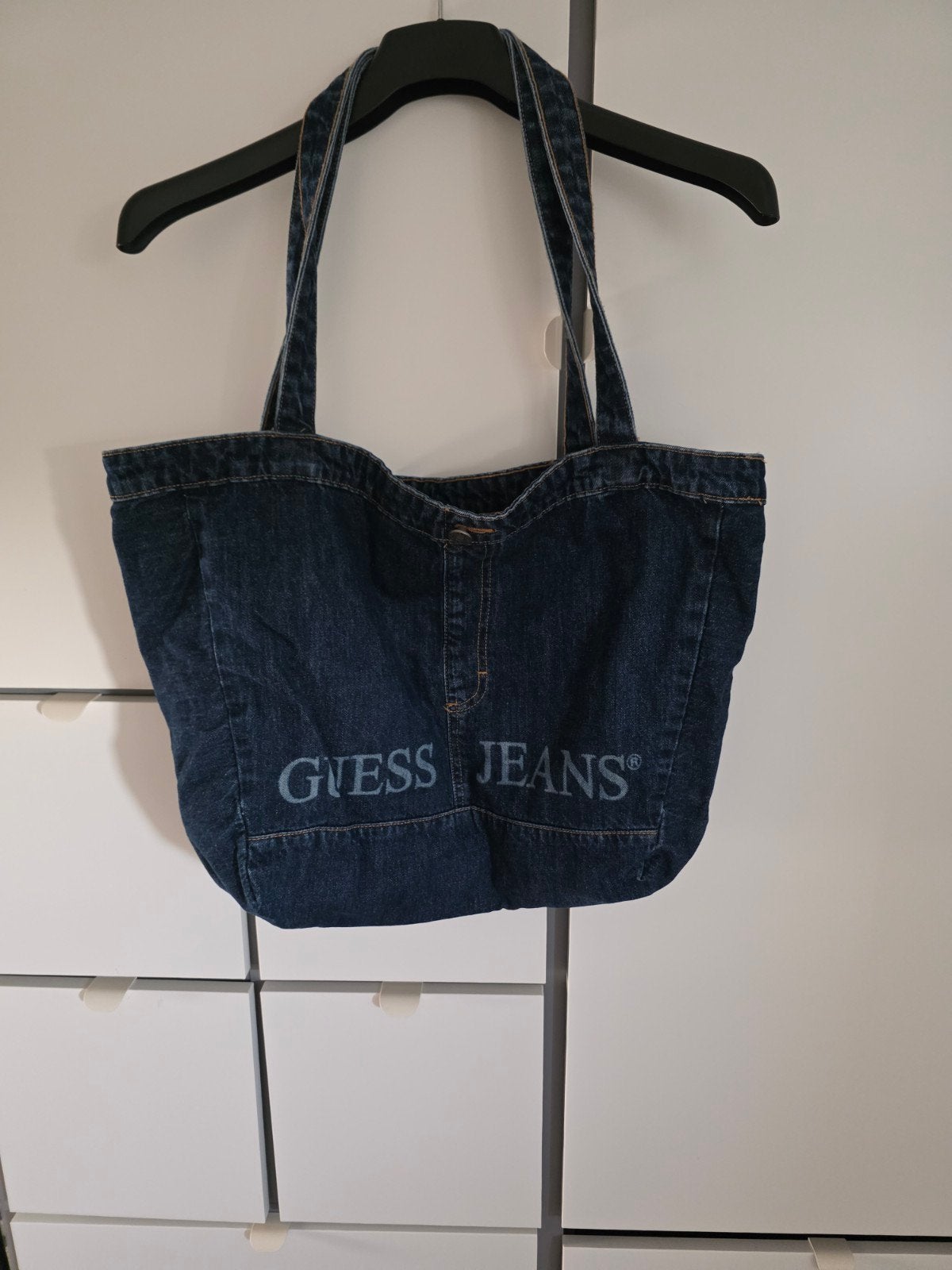 Originele Guess Jeans Shopper Tas - Nieuw en Ongebruikt, Ophalen of Verzenden, Nieuw, Blauw, Shopper
