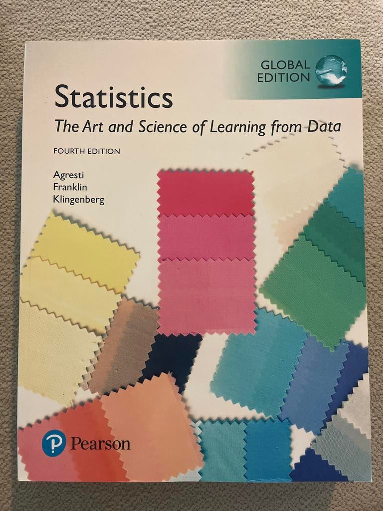 Statistics: The Art and Science of Learning from Data, Ophalen of Verzenden, Beta, Nieuw, HBO