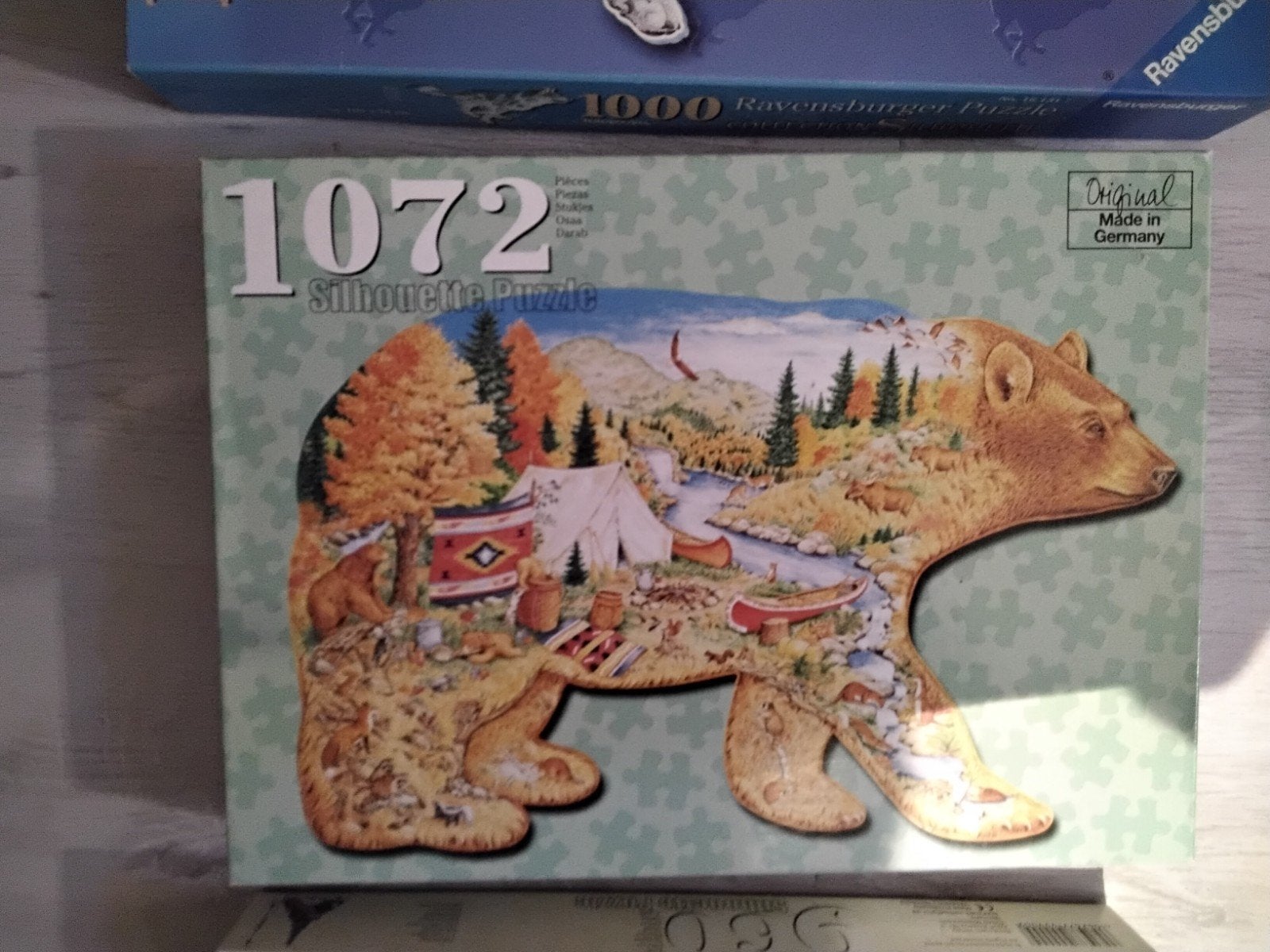 Silhouette contour shaped puzzels compleet 1000stukjes, Ophalen of Verzenden, Midden-Oosten