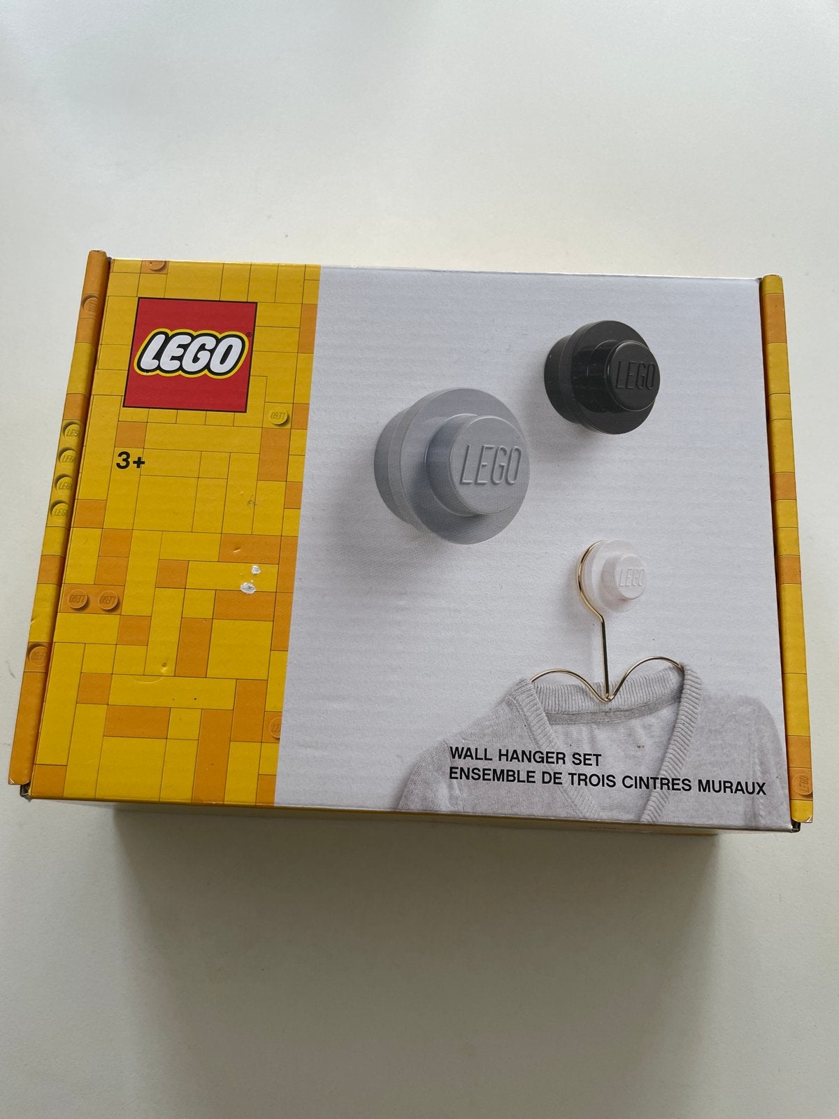 Nieuw LEGO Wandhaken Set - 3 stuks, diverse kleuren, Kunststof, Wandhaken, Nieuw, Ophalen of Verzenden