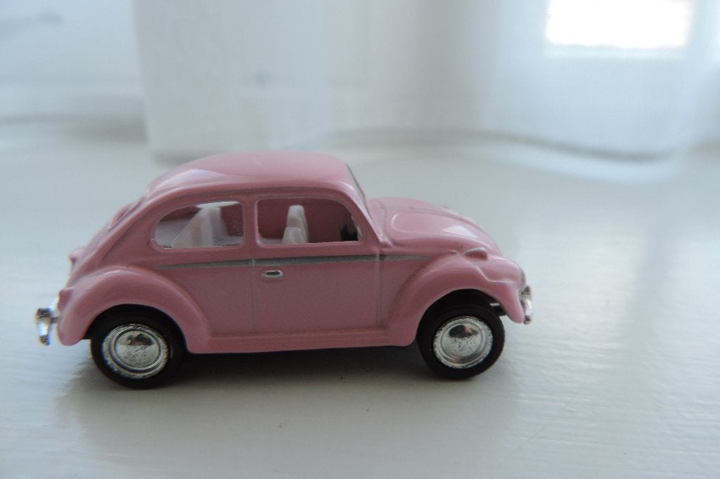 Roze VW Kever, 1/64, Ophalen, Nieuw