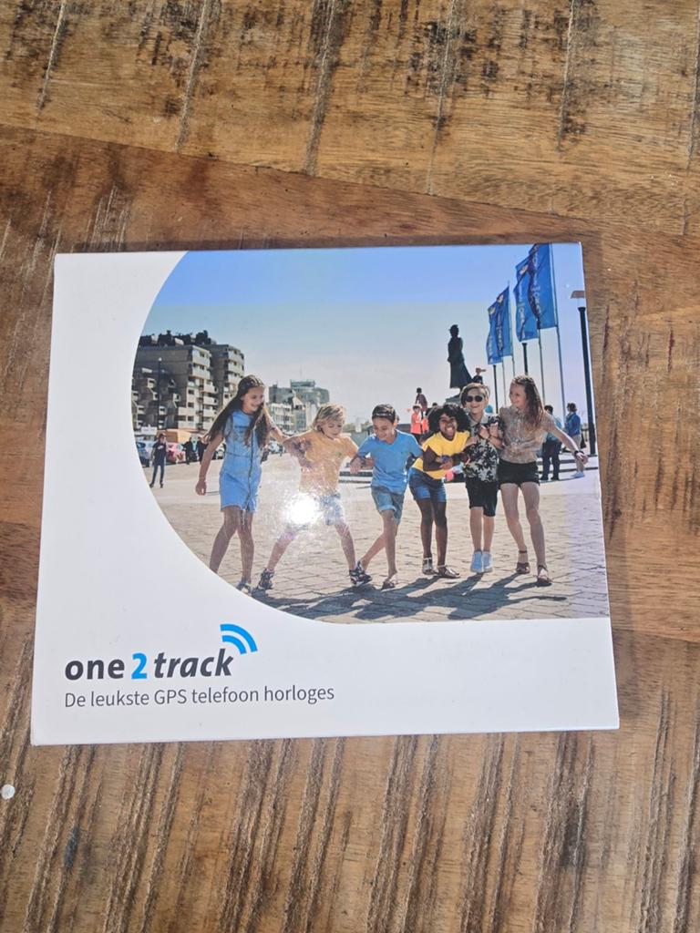 One 2 track gps horloge, Ophalen of Verzenden, Zo goed als nieuw, Zwart, Jongen of Meisje