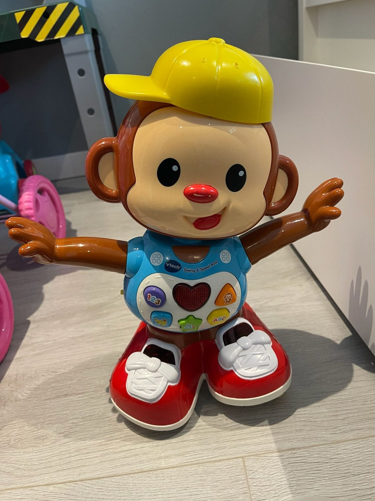 VTech Swing & Speel Aap - Interactief Speelgoed, Kinderen en Baby's, Speelgoed | Vtech, Zo goed als nieuw, 6 jaar of ouder, Ophalen of Verzenden
