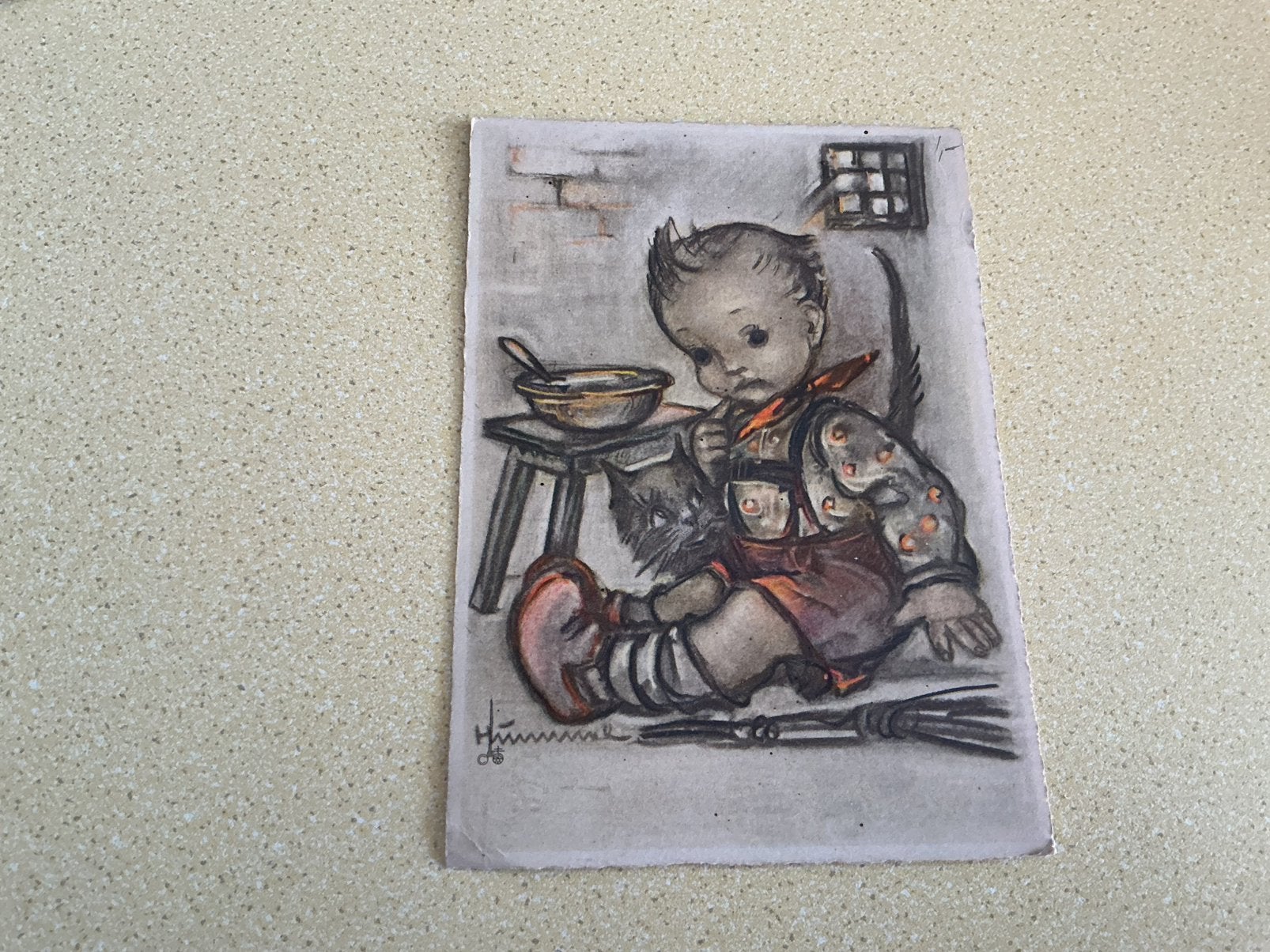 R79 Illustrator Hummel hoekvouwtje, Ophalen of Verzenden, 1940 tot 1960, Kinderen