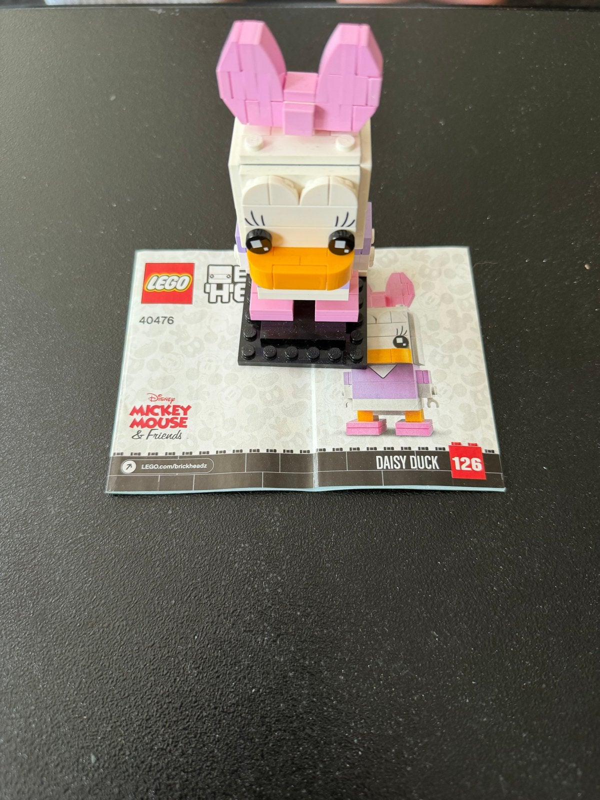 LEGO BrickHeadz 40476 Katrien Duck, Lego, Ophalen of Verzenden, Zo goed als nieuw, Compleet