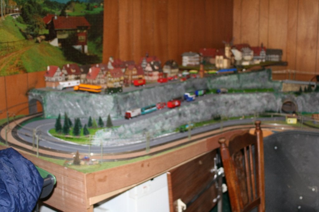 Zeer mooie HO grote complete treinbaan van TRIX EXPRESS, Ophalen, Gelijkstroom of Wisselstroom, Trix, NS