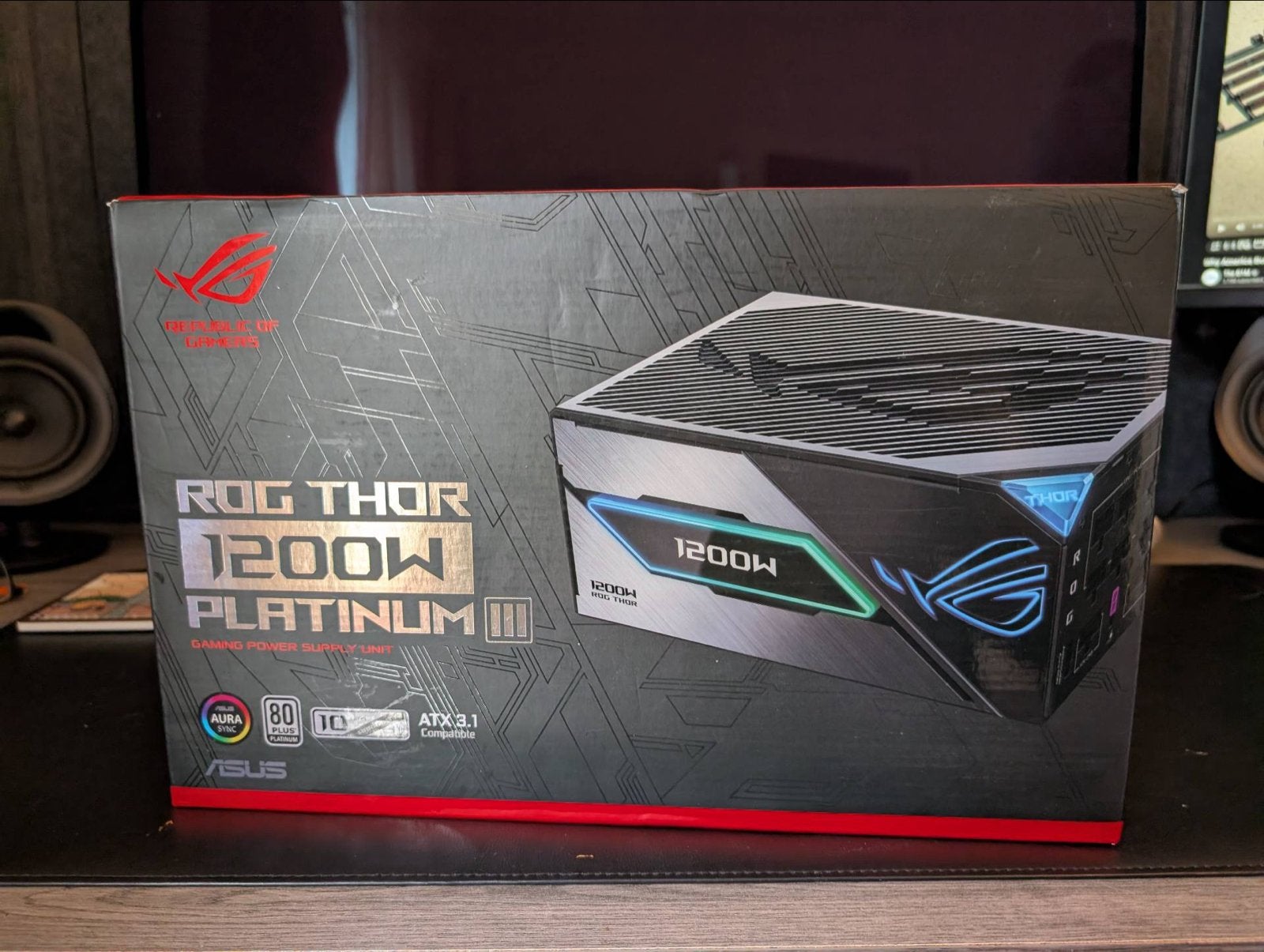 ASUS ROG Thor 1200W Platinum II Voeding, Ophalen of Verzenden, Zo goed als nieuw