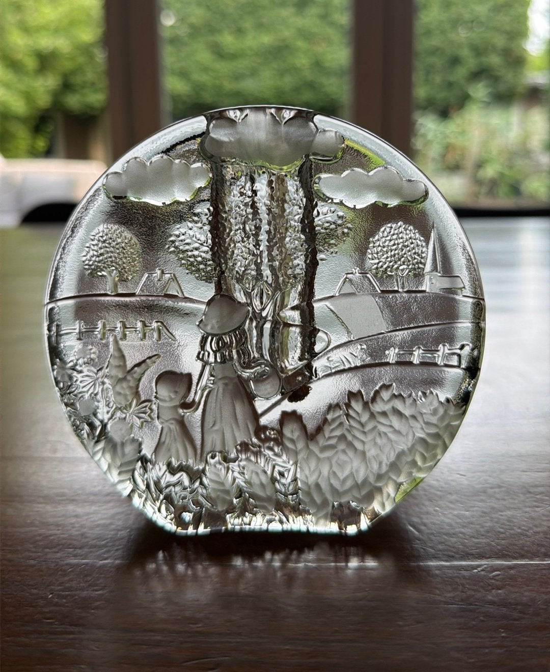 Walther Glas kristallen solifleur vaas, Ophalen of Verzenden, Glas