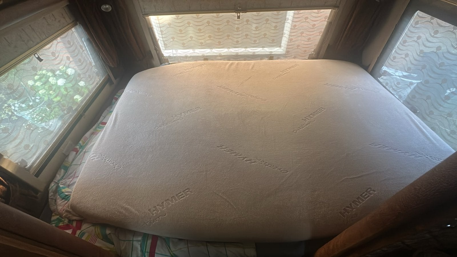 Matras Hymer hefbed, Ophalen