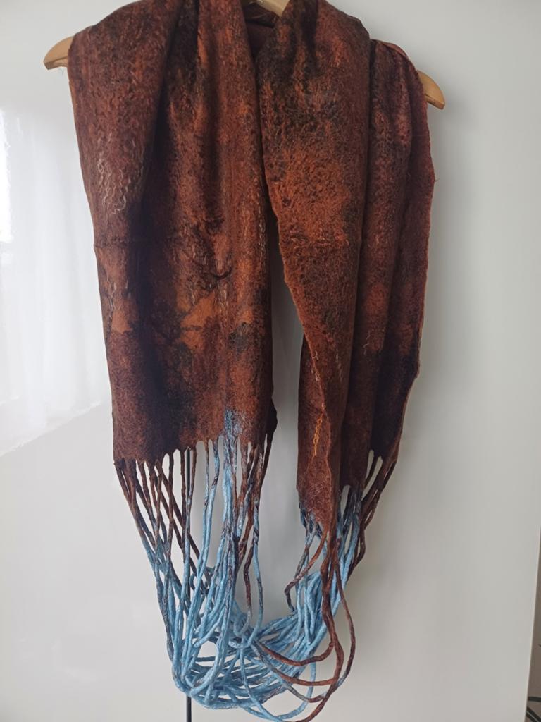 Handgemaakte sjaal, Maat 46/48 (XL) of groter, Nieuw, Ophalen of Verzenden, Handgemaakt