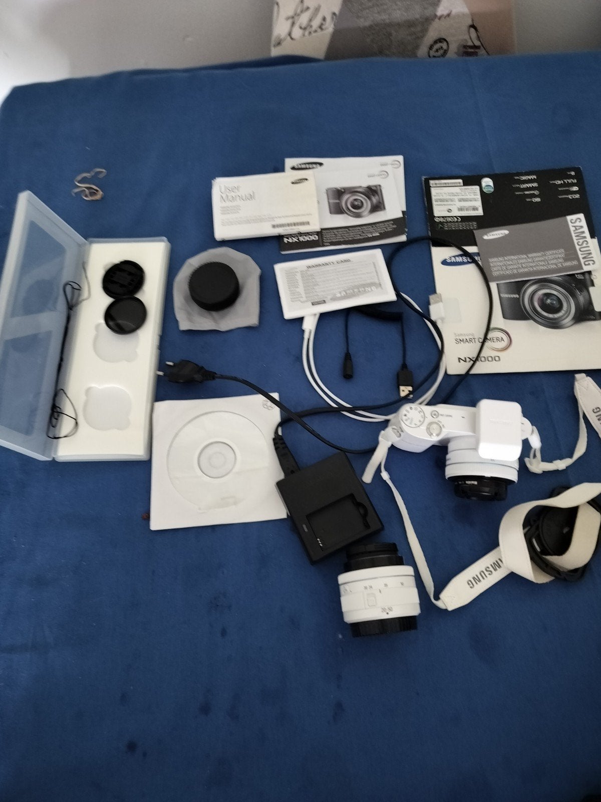 Samsung NX1000 Systeemcamera met lenzen, filter en tas, Ophalen of Verzenden