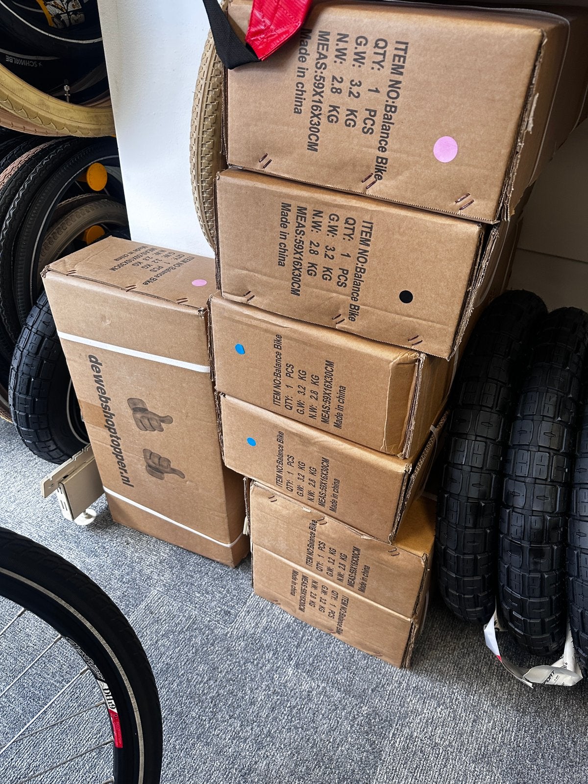 Partij kinderloopfiets, Loopfiets, Loopfiets, Nieuw, Loopfiets