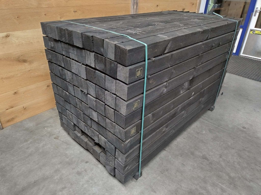 Dura2 vierkante 10x10CM palen 200 cm lang fijnbezaagd, Tuin en Terras, Ophalen of Verzenden, Nieuw, Palen