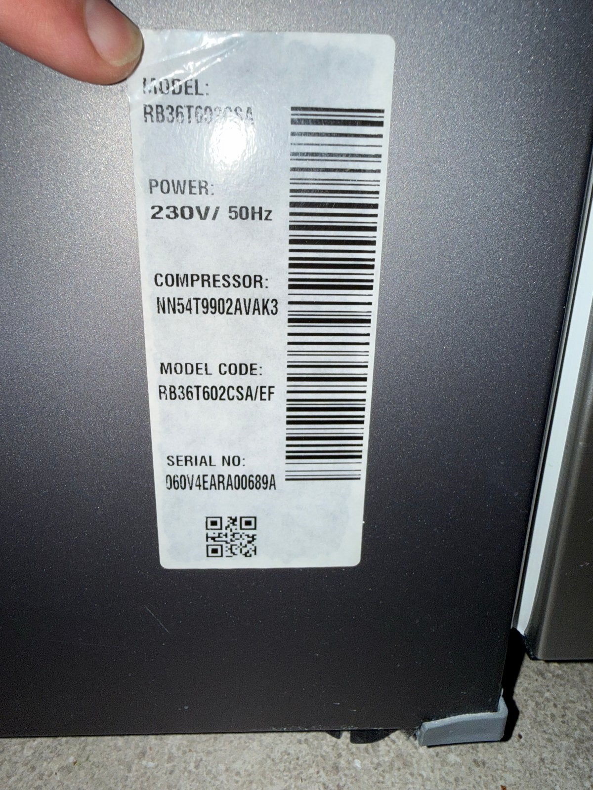 Foto 5 van Samsung RB36T602CSA Koel-vries 365 l - perfecte staat