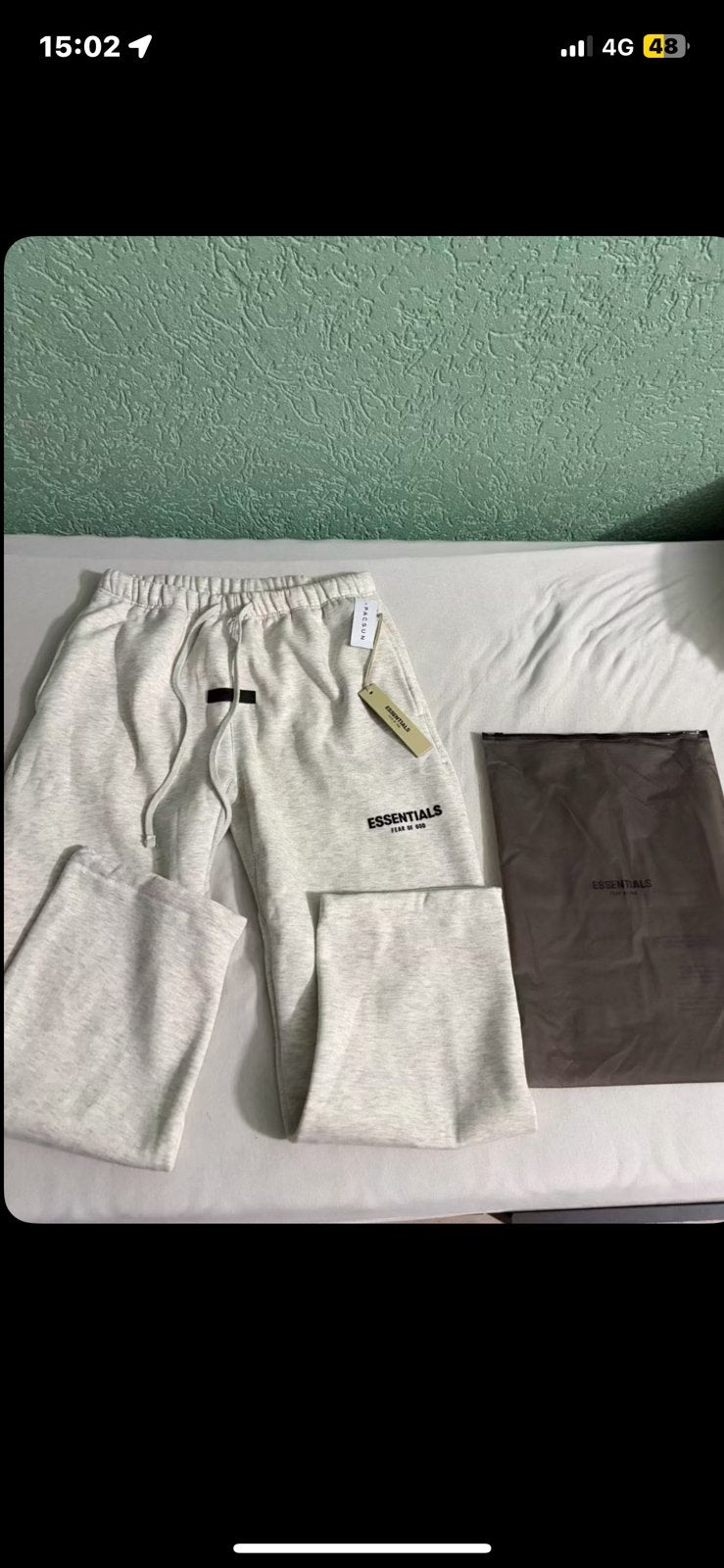 Essentials broek!, Kleding | Heren, Ophalen of Verzenden, Nieuw, Maat 52/54 (L), Grijs