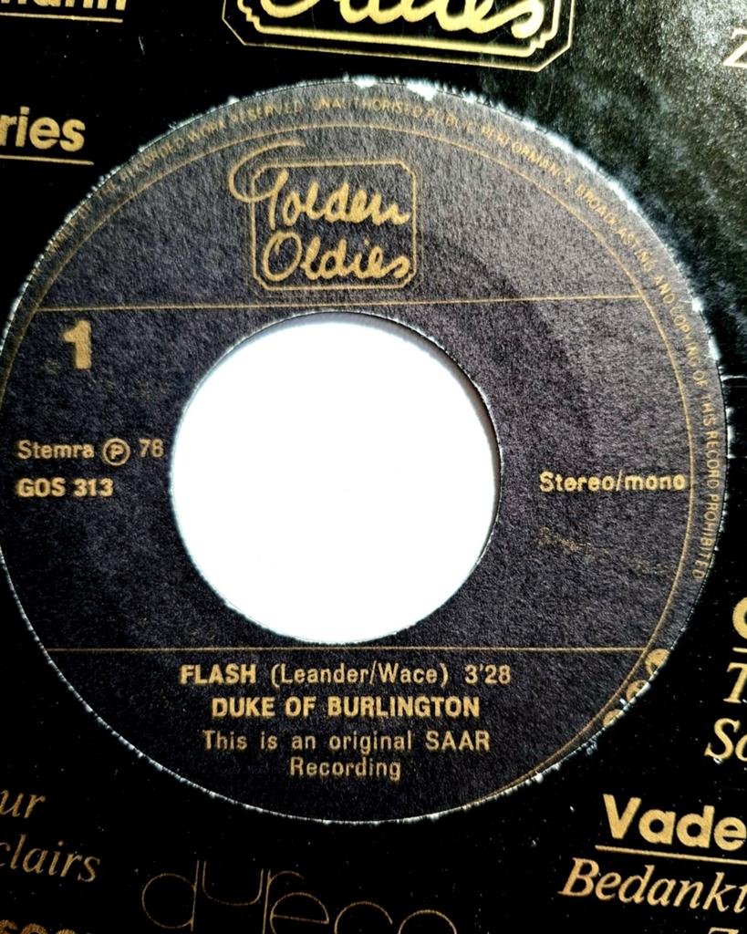 7"/SINGLE  DUKE OF BURLINGTON - Flash, Cd's en Dvd's, Vinyl Singles, Ophalen of Verzenden, Gebruikt, Pop