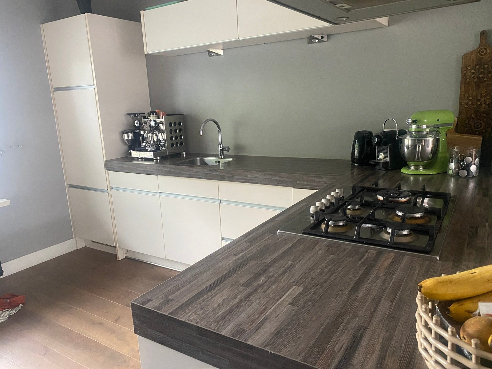 Keuken compleet!, Ophalen, Gebruikt, Wit, Hoekkeuken