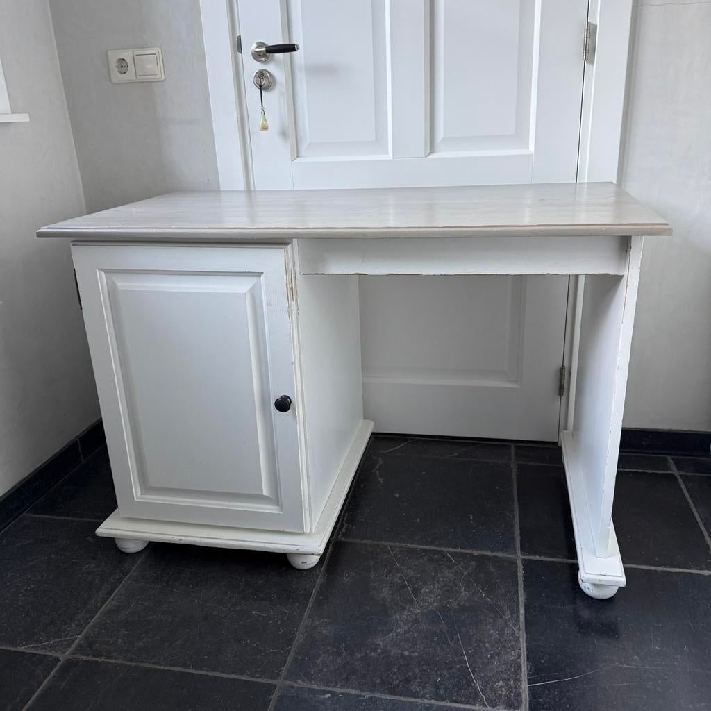 Grenen gerestyled  bureau 110 x 60 x 73 cm , gebruikt, Ophalen, Zo goed als nieuw
