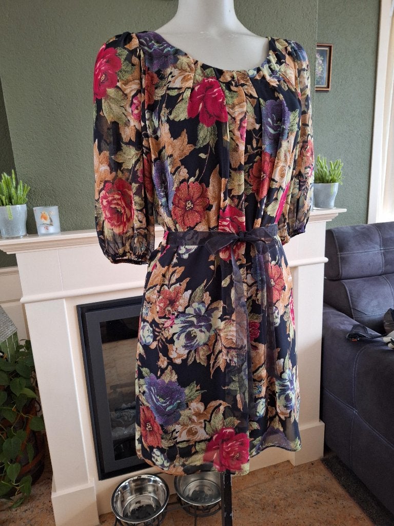 Biscuit prachtige top tuniek S 36, Zo goed als nieuw, Maat 36 (S), Meerkleurig, Meerkleurig