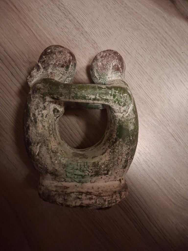 Mexicaans Aardewerk Beeldje Vriendenprijs Man/Vrouw, Verzamelen, Beelden en Beeldjes, Ophalen