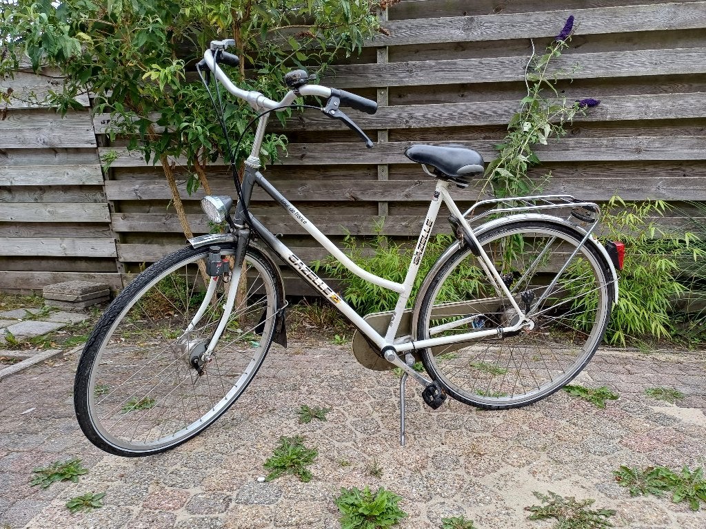Dames fiets, Ophalen, Versnellingen, Gazelle, Trommelrem