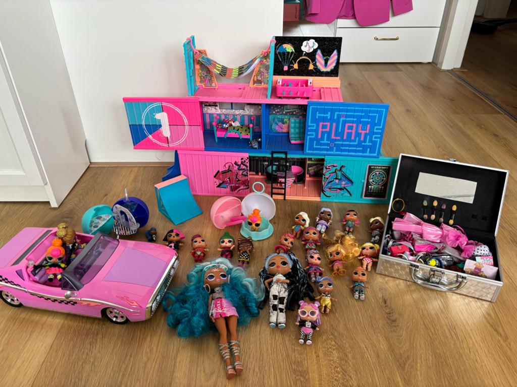 Grote L.O.L. Surprise! set: Huis, auto en veel poppen, Ophalen of Verzenden, Gebruikt, Overige typen
