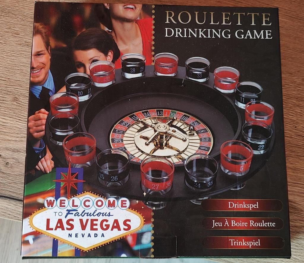 Roulette drinkspel, Vijf spelers of meer, Ophalen of Verzenden, Nieuw, Onbekend