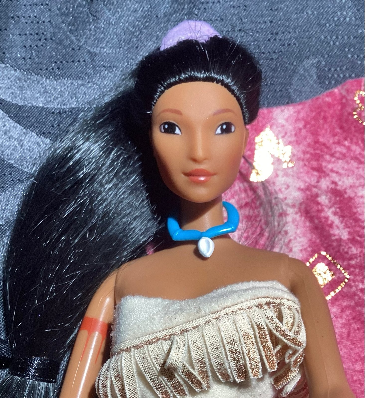 Vintage Disney Pocahontas Barbie Pop - Sun Colors 1995, Ophalen, Gebruikt, Pop