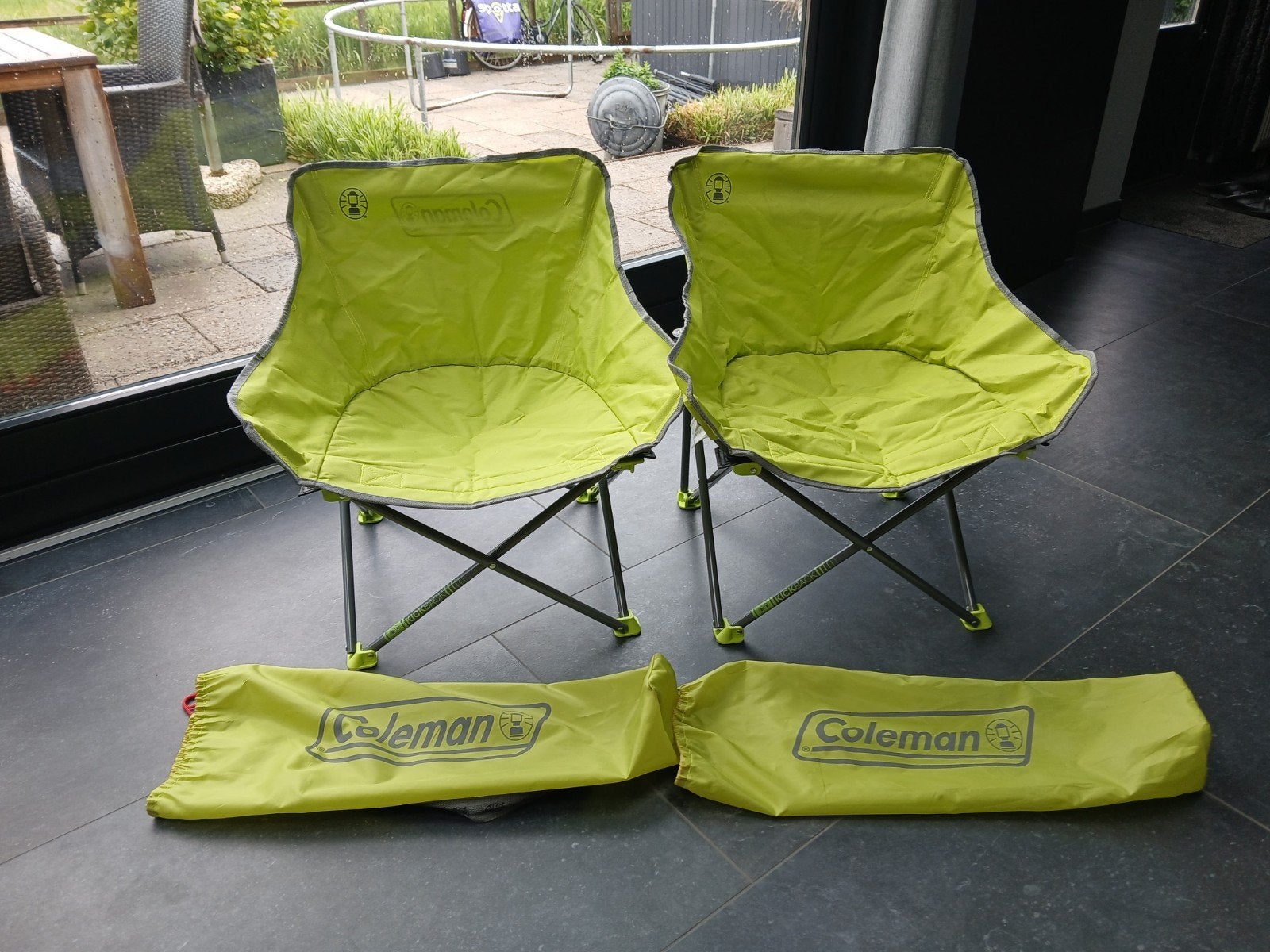 Coleman vouwstoel 2 stuks, Ophalen, Zo goed als nieuw, Campingstoel