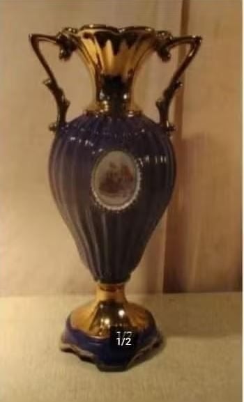 Prachtige Oud Italiaanse Porseleine Kruik - 36cm, Antiek en Kunst, Ophalen of Verzenden