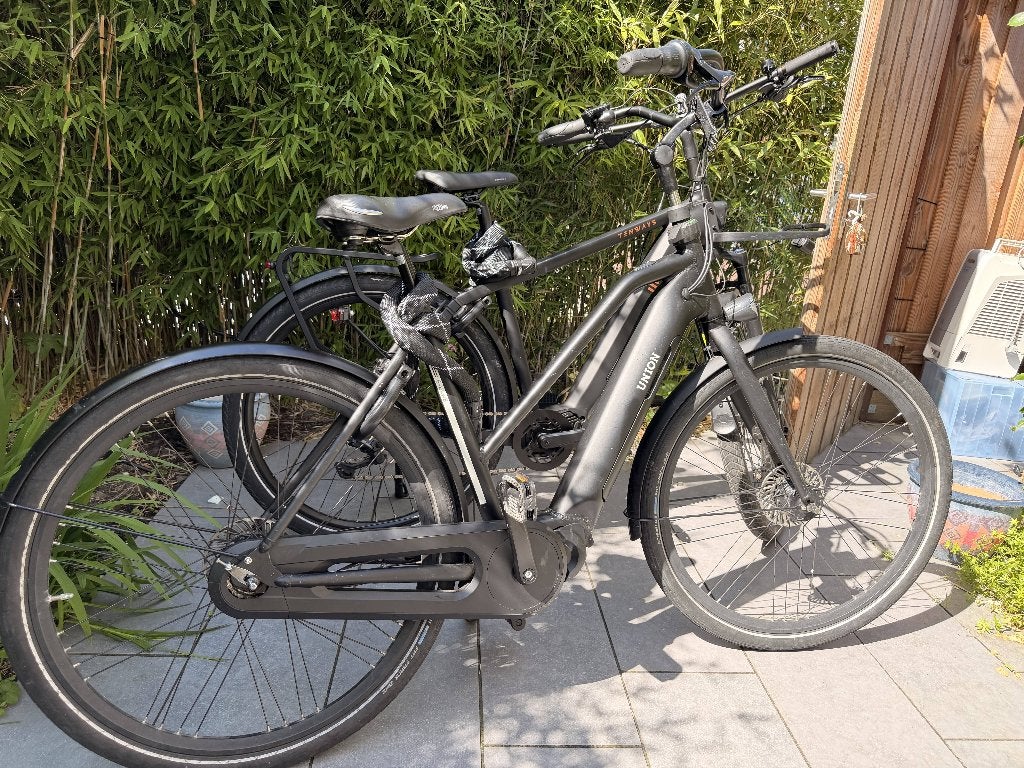 Electrische Fiets - Union E-line, Zo goed als nieuw, 51 tot 55 cm, 50 km per accu of meer, Ophalen