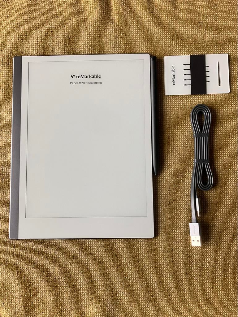 reMarkable 2 Paper Tablet met Marker Plus, Computers en Software, Tekentablets, Ophalen of Verzenden, Zo goed als nieuw