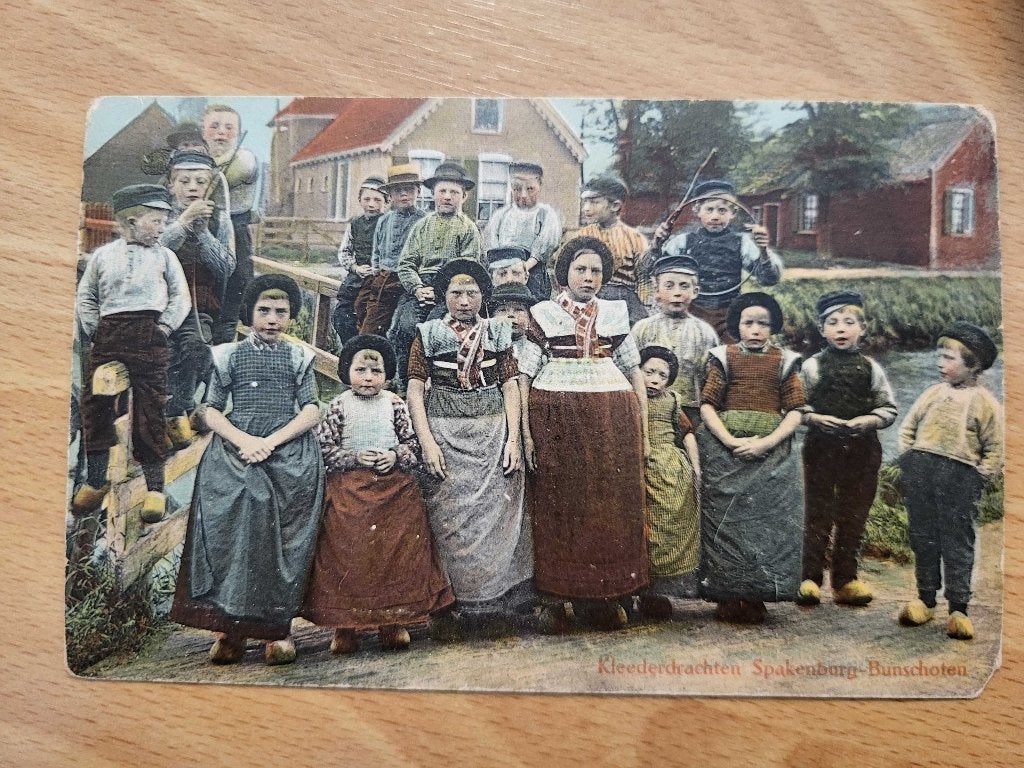 ansicht Bunschoten Spakenburg Klederdracht, Ophalen of Verzenden, Voor 1920, Utrecht