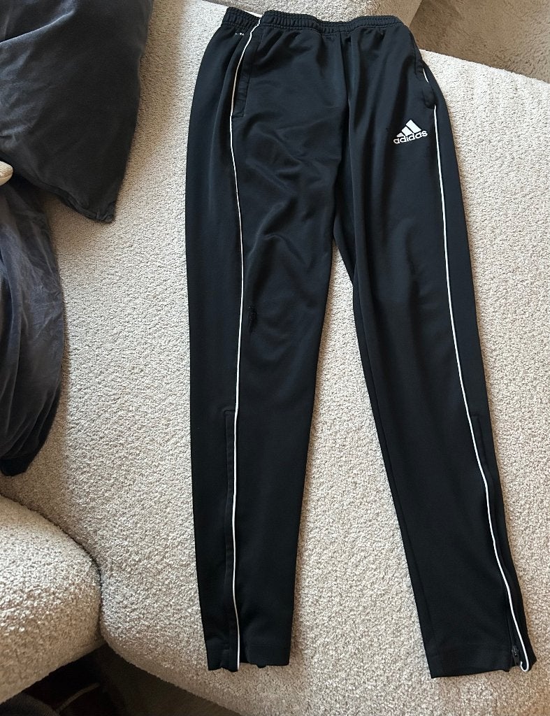 Zwarte Adidas trainingsbroek maat S, Verzenden, Zwart, Zo goed als nieuw, Adidas