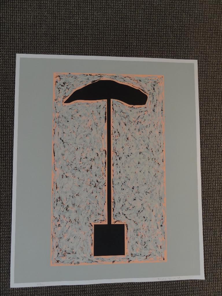 Zeefdruk nr 44/50 van Zeegers 1988 .  58 x 42 cm, Verzenden