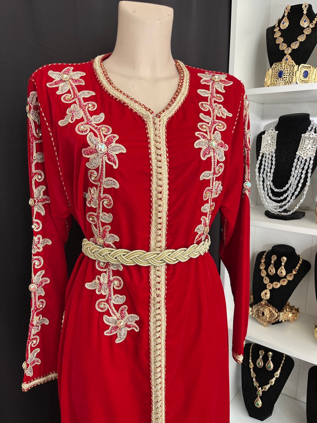 Marokkaanse jurk Caftan nieuw, Maat 38/40 (M), Overige typen, Nieuw, Ophalen of Verzenden