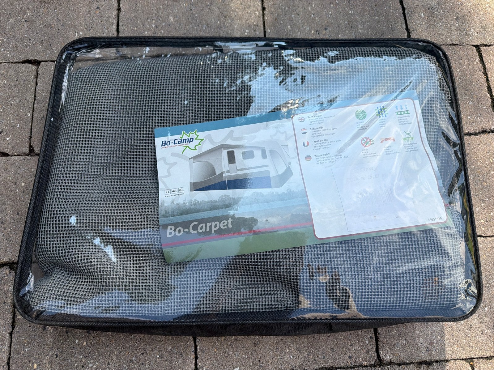 Bo-Camp Bo-Carpet voortenttapijt - 5 x 2,5, Ophalen of Verzenden, Nieuw