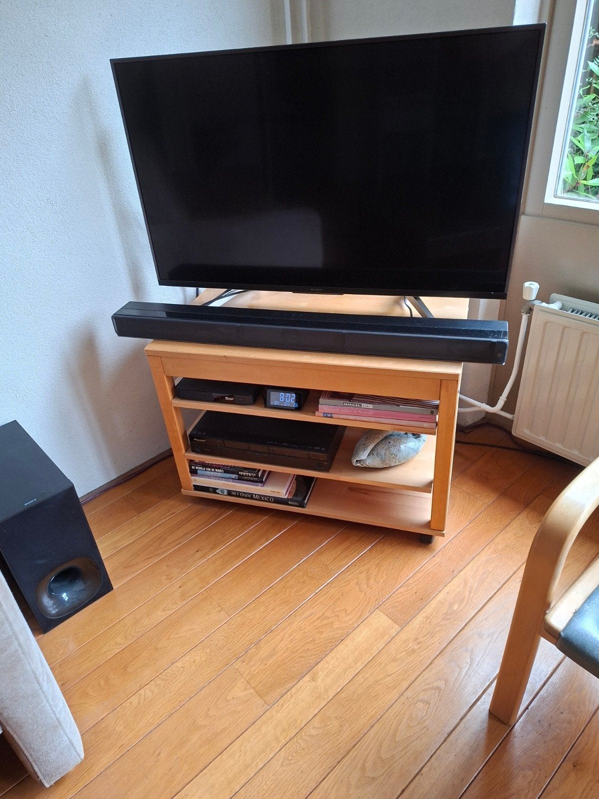 TV-meubel op wielen - Handig en verplaatsbaar, Huis en Inrichting, Ophalen, Gebruikt, 50 tot 100 cm, Minder dan 100 cm