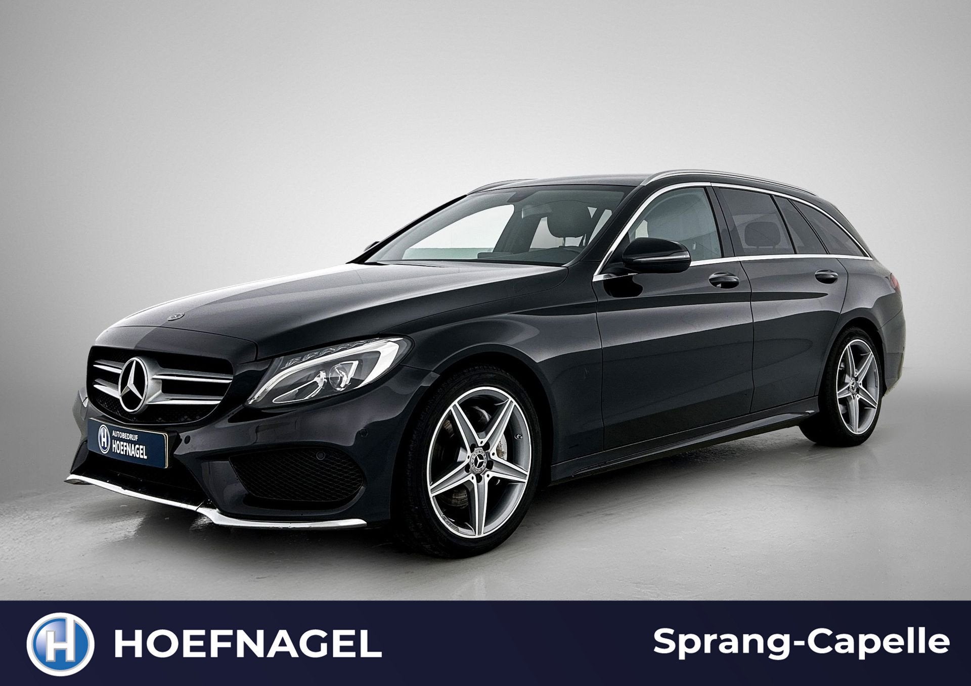 Mercedes-Benz C-klasse Estate 180 AMG Line | Camera | Stoelv, Auto's, Automaat, Achterwielaandrijving, Zwart, 750 kg