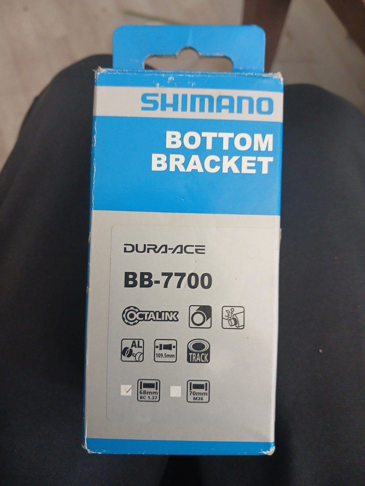 Shimano Dura-Ace BB-7700 Octalink Bottom Bracket, Crankstel of Pedalen, Overige materialen, Nieuw, Racefiets