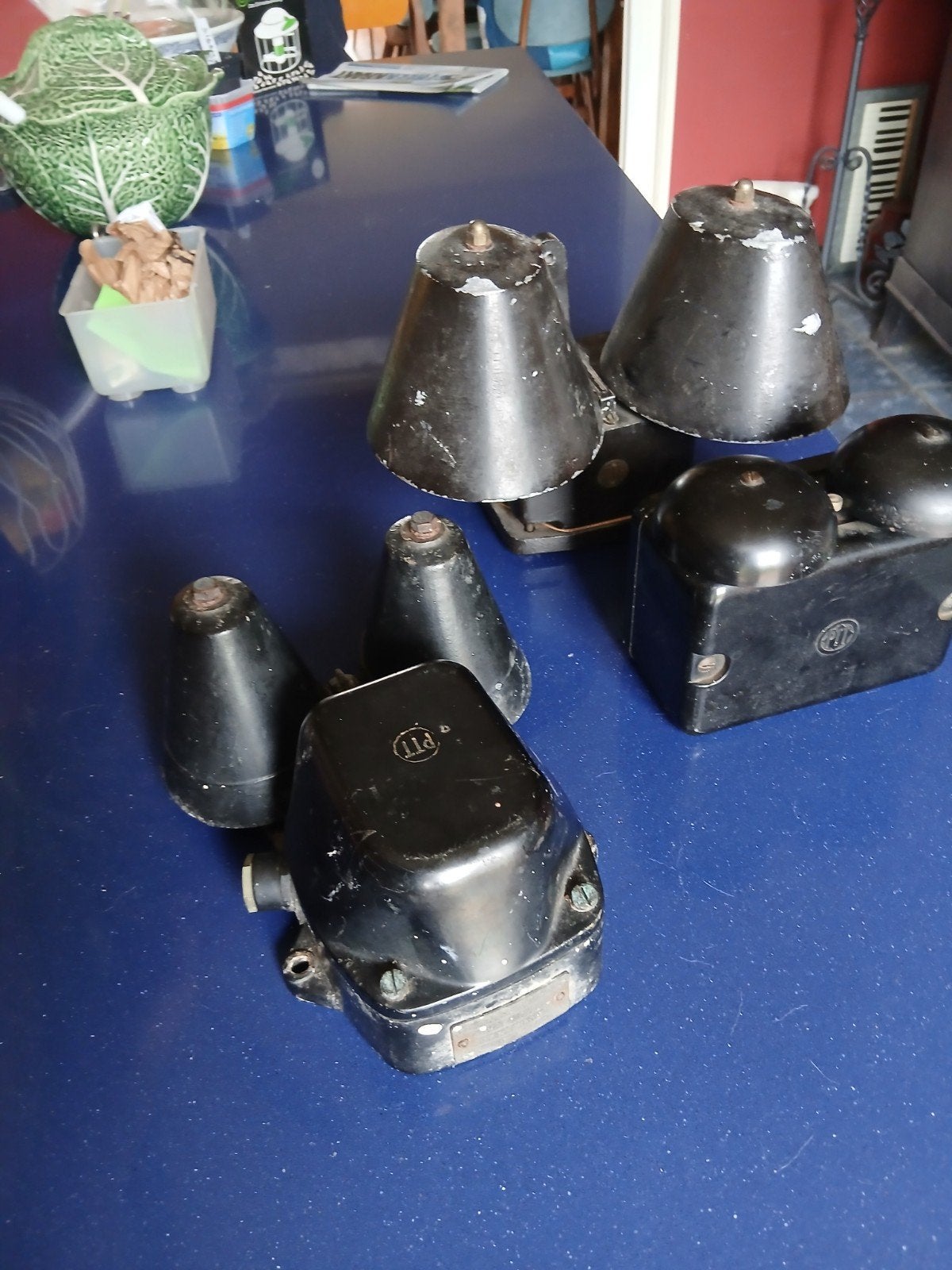 Drie vintage oude ptt telefoonbellen., Ophalen of Verzenden