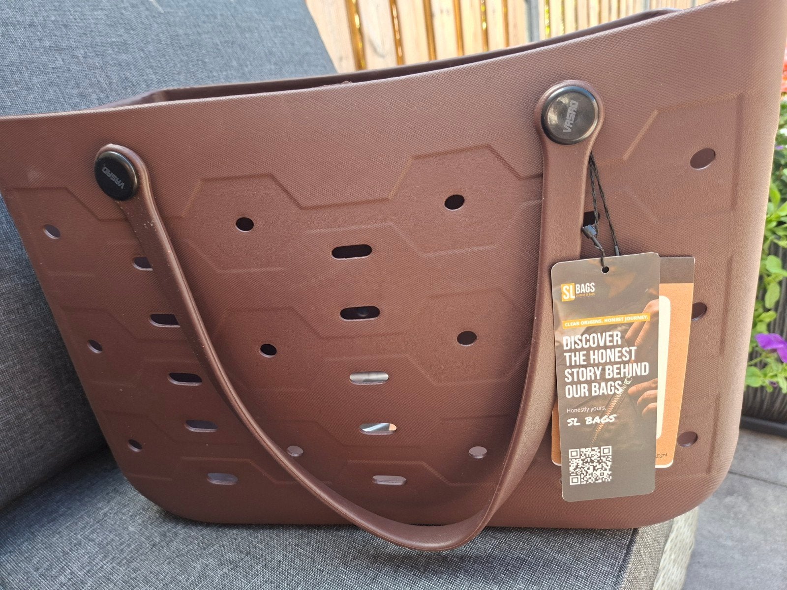 shopper eva vasad bruin, Ophalen