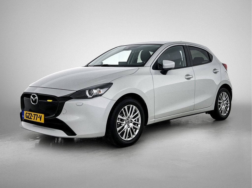Mazda 2 1.5 e-SkyActiv-G 90 Exclusive-Line | Stuur-/Stoelver, Auto's, Mazda, 12 maanden, Gebruikt, 4 cilinders, Wit