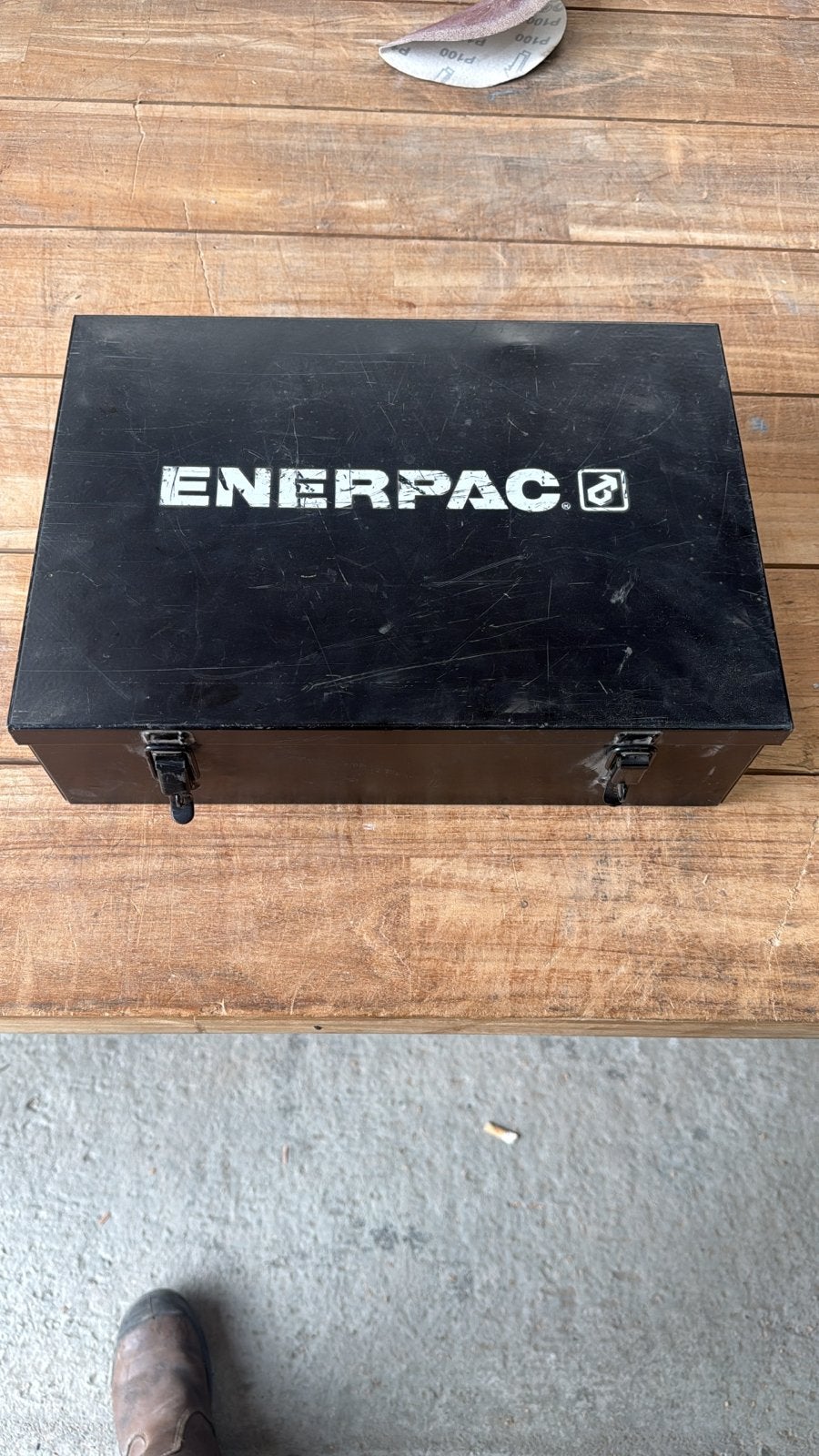 Enerpac Hydraulische Ponsmachine met Koffer, Ophalen of Verzenden, Gebruikt