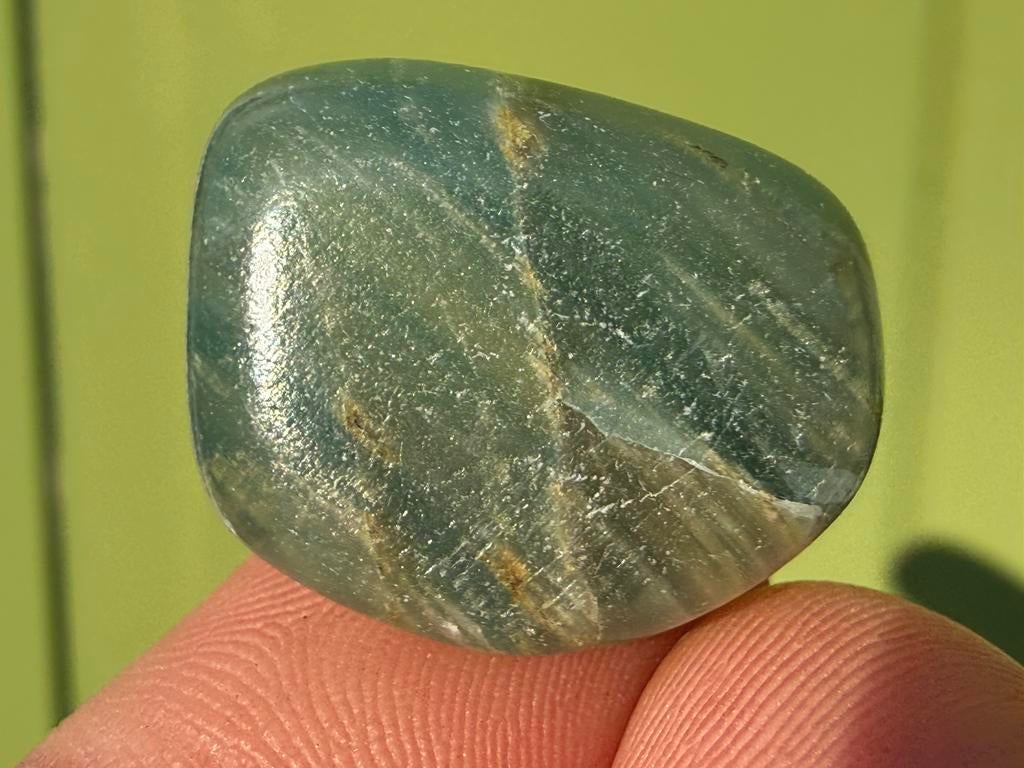 Lemurian Aquatine broekzaksteen mineralen, Ophalen of Verzenden, Mineraal