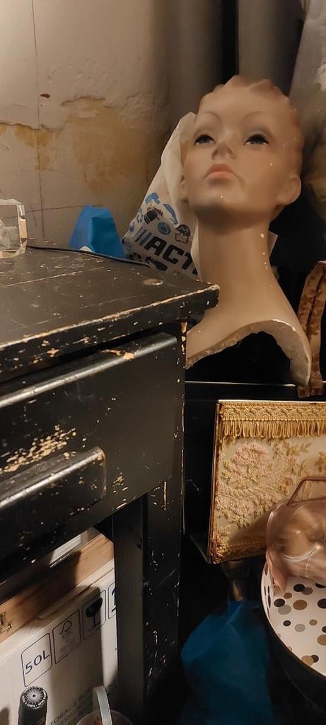 CHANTELLEVintage etalagepop hoofd - Mannequin hoofd, Antiek en Kunst, Curiosa en Brocante, Ophalen