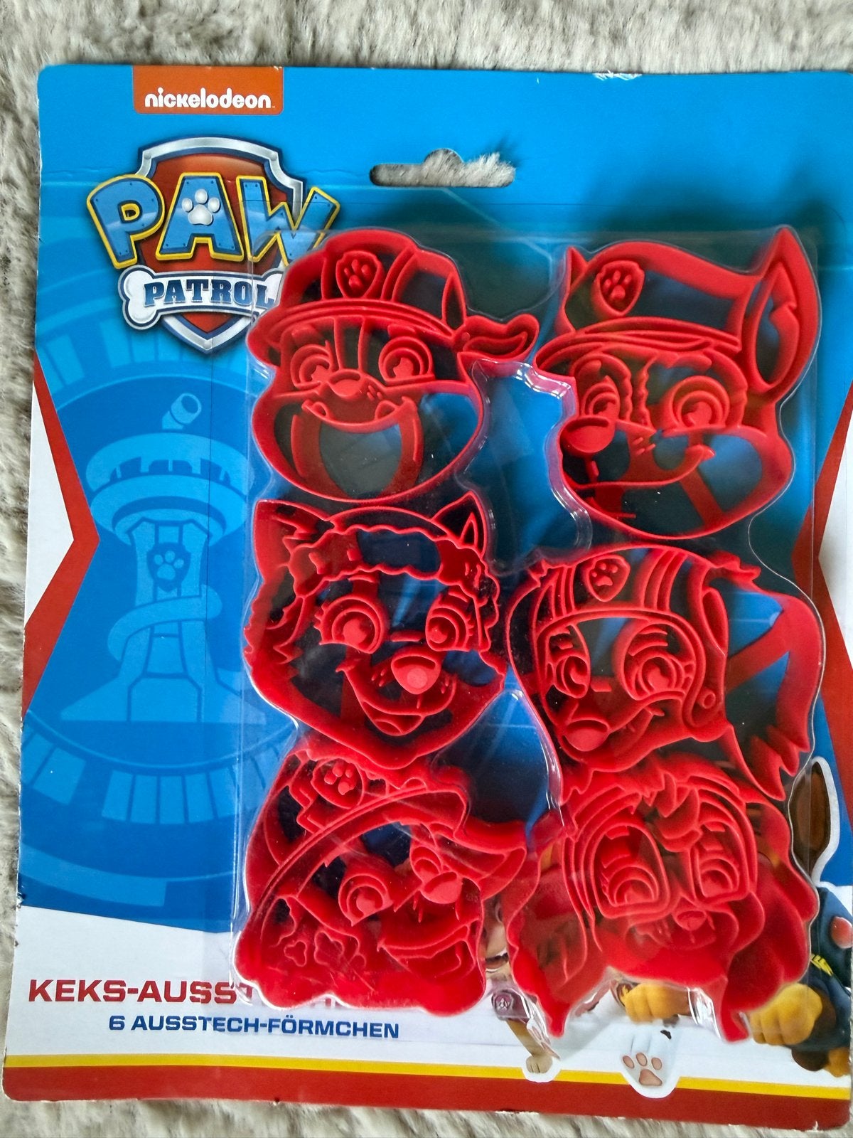 PAW Patrol Koekjesuitstekers Set - 6 Stuks met 3D-Stempel, Ophalen of Verzenden, Zo goed als nieuw, Knutselen